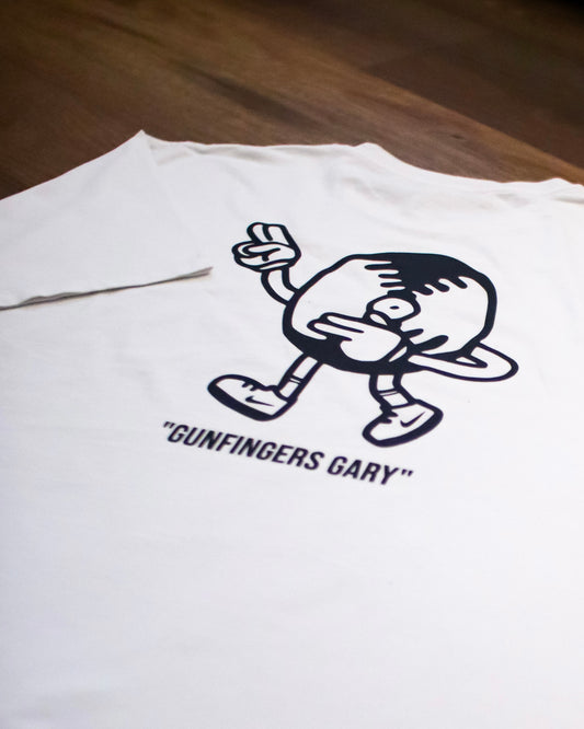 gunfingers gary tee (white)
