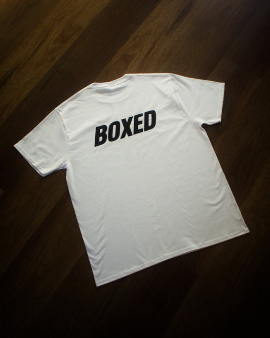 BOXED tee (white)